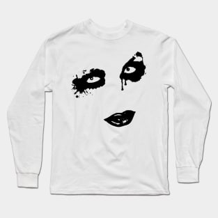 scary graffiti face Long Sleeve T-Shirt